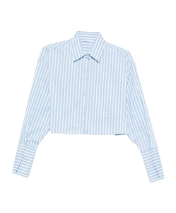 Striped Cropped Shirt