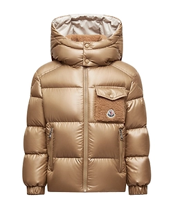 Moncler Enfant Yule Hooded Down Jacket