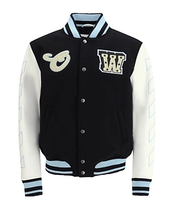 Off-White Star Logo Varsity Jacket