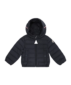 Moncler Enfant Zip-Up Hooded Puffer Jacket