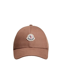 Moncler Gabardine Logo Patch Baseball Cap