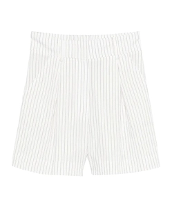 Patrizia Pepe Striped Pleated Shorts