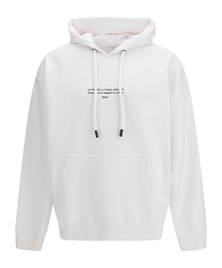 Off-White Logo Printed Drawstring Hoodie