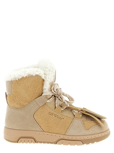 Off-White Winter Lace-Up Ankle Boots