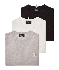 Moncler Grenoble Logo Three-Pack T-Shirts
