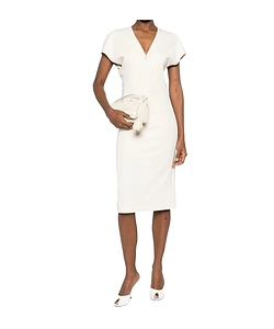 V-Neck Short-Sleeve Dress