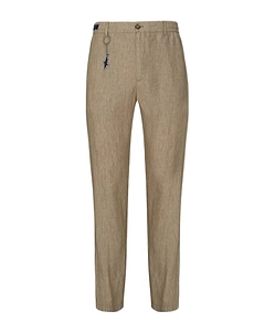 Buttoned-Pockets Chino Trousers