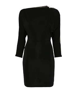 Zip-Detail Dress