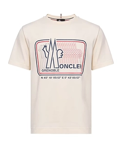 Moncler Grenoble Logo Printed Crewneck T-Shirt