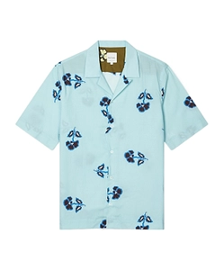 Short-Sleeved Shirt Three Flowers