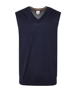 Fine-Knit Merino Vest