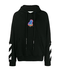 Printed Hooded Sweater