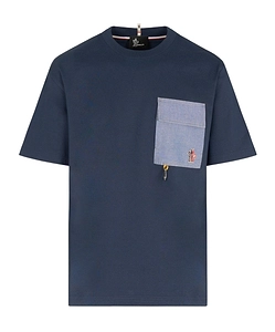 Moncler Grenoble Logo Patch Crewneck T-Shirt
