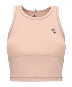 Moncler Grenoble Logo Patch Cropped Top