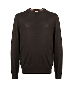 Paul Smith Logo Embroidered Knitted Jumper