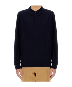 Paul Smith Long-Sleeve Knitted Polo Shirt