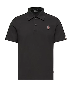 Moncler Grenoble Logo-Patch Short-Sleeved Polo Shirt