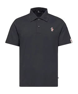 Moncler Grenoble Logo-Patch Short-Sleeved Polo Shirt
