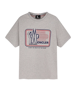 Moncler Grenoble Logo Printed Crewneck T-Shirt