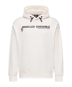 Moncler Grenoble Logo Printed Long-Sleeved Hoodie