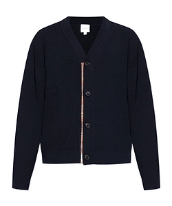 Paul Smith Signature Stripe Ribbed Cardigan