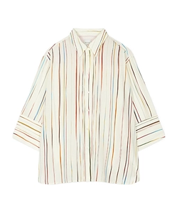 Paul Smith Three Quarters Sleeved Striped Shirt