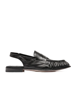 Solitude 102 Black Leather Slingback