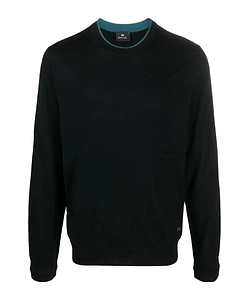 Ps Paul Smith Logo Embroidered Crewneck Jumper