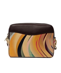 Swirl Print Shoulder Bag