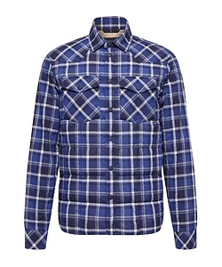 Moncler Grenoble Quilted Plaid Overshirt