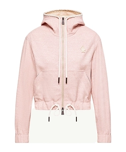 Moncler Grenoble Zip-Up Drawstring Hoodie