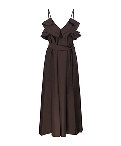 Ruffled Midi Dress
