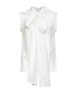 Tie-Neck Sleeveless Top