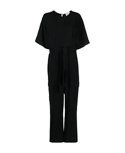 Wide-Leg Cargo Jumpsuit