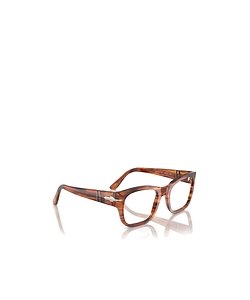 Stripe Detailing Square Frame Glasses