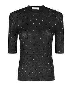 Paco Rabanne Studded Knitted Top