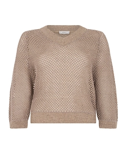 Peserico Cordonnet Open-Knit Sweater