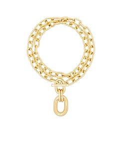 Double-Wrap Chain Necklace