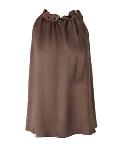 Peserico Gathered Waist Midi Skirt