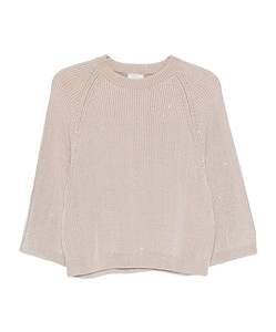 Embellished Long-Sleeve Sweater