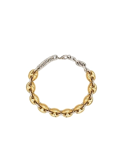 Paco Rabanne Two-Toned Chain-Linked Necklace