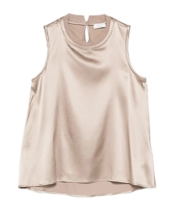 Peserico Keyhole-Detailed Sleeveless Top