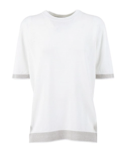 Peserico Short-Sleeved Crewneck Knitted Jumper