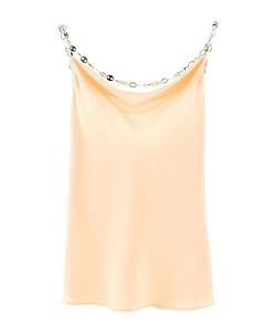 Rabanne Chain Strap Draped Top