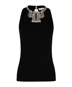 Rabanne Embellished Sleeveless Top