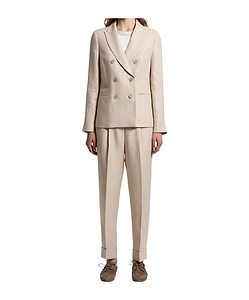 Peserico Cuffed Tailored Pants