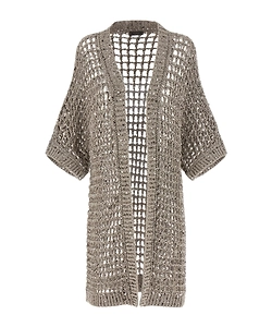 Peserico Sequinned Mesh Cardigan