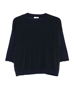 Panelled Knitted Top