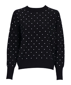 Round-Neck And Long-Sleeved Sweater