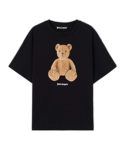 Palm Angels Bear Printed Crewneck T-Shirt